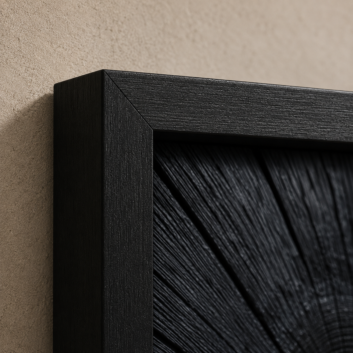 Black & Gold Abstract Framed Wall Art Set of 3 – 30 × 40 cm