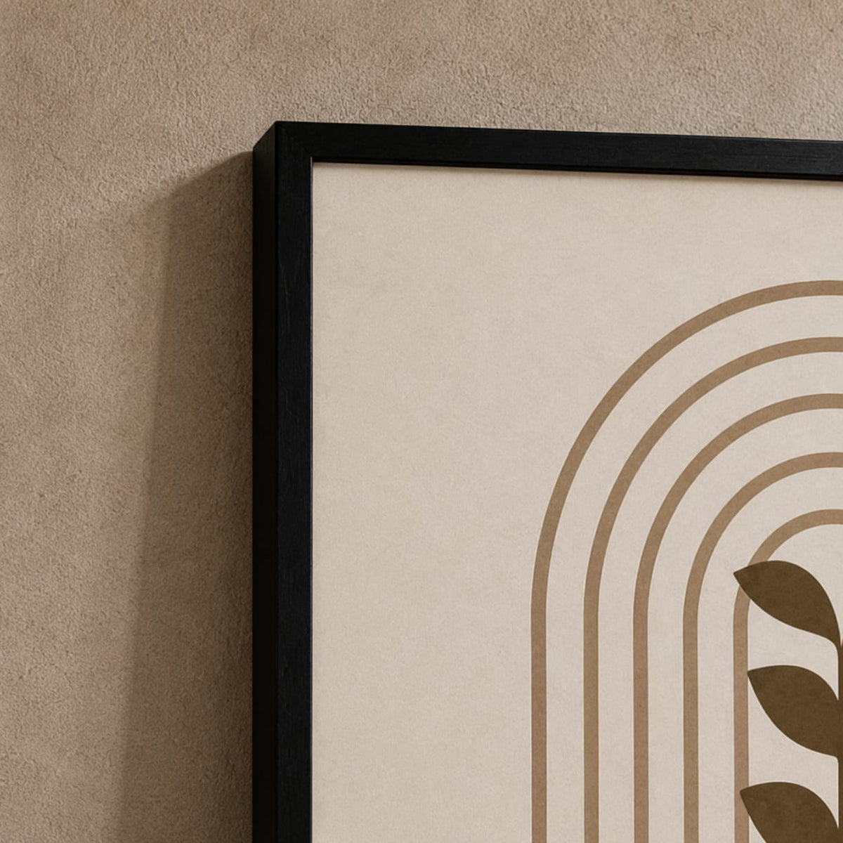Abstract Botanical Framed Wall Art Set of 2 – 30 × 40 cm