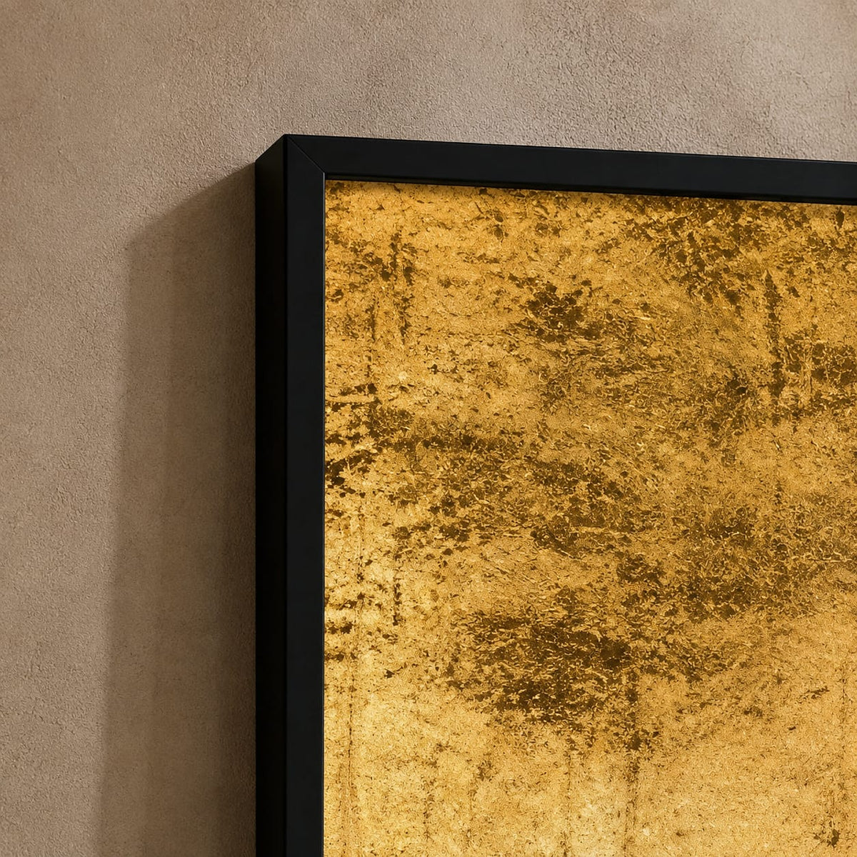 Islamic Wall Art Set of 3 – Gold & Navy Arabic Calligraphy