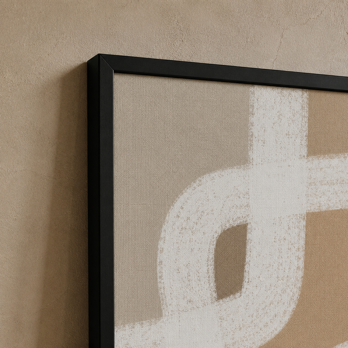 Neutral Abstract Wall Art Set of 2 – 30 × 40 cm Each – Framed