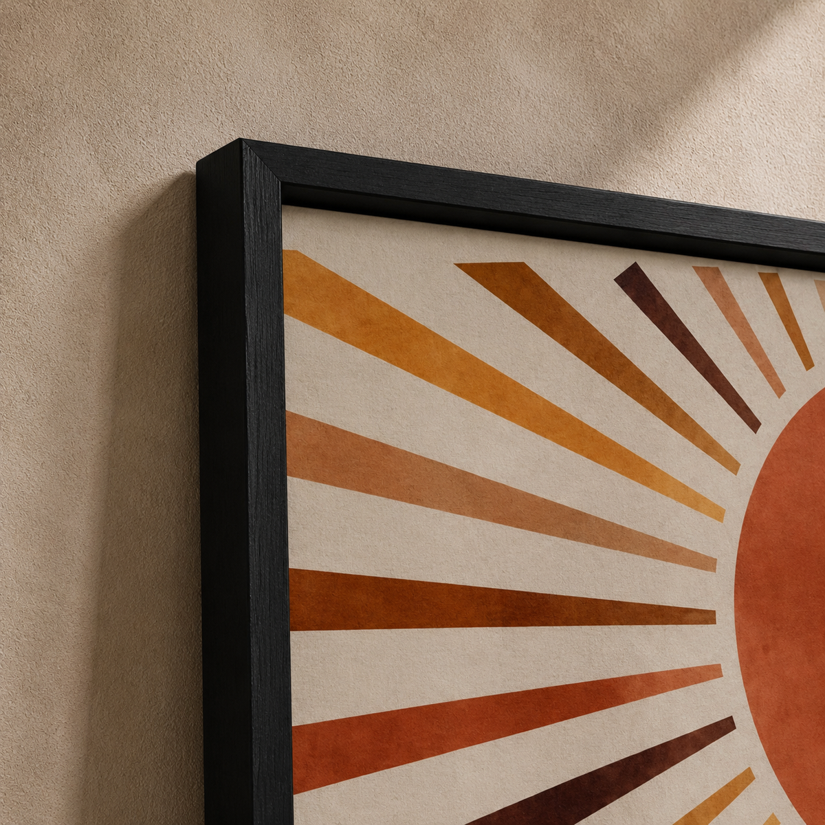 Abstract Sun & Moon Wall Art Set of 2 – 30 × 40 cm Each